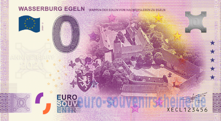 XECL-2020-2 WASSERBURG EGELN WAPPEN DER EDLEN VON HADMERSLEBEN ZU EGELN