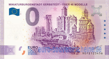 XEFS-2021-1 MINIATURBURGENSTADT GERBSTEDT - ÜBER 40 MODELLE 