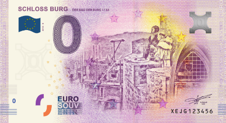 XEJG-2018-8 SCHLOSS BURG DER BAU DER BURG 1133