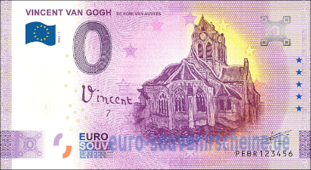 PEBR-2023-7 VINCENT VAN GOGH DE KERK VAN AUVERS